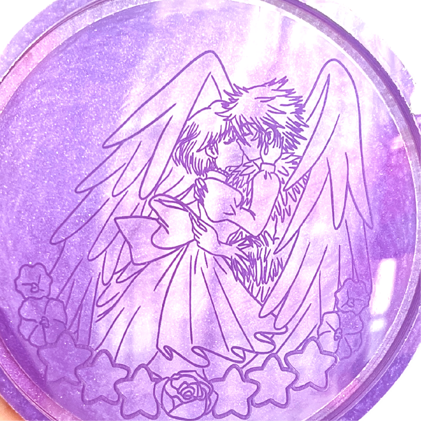 Premium maxi Couple dark nostalgia Tray silicone mold