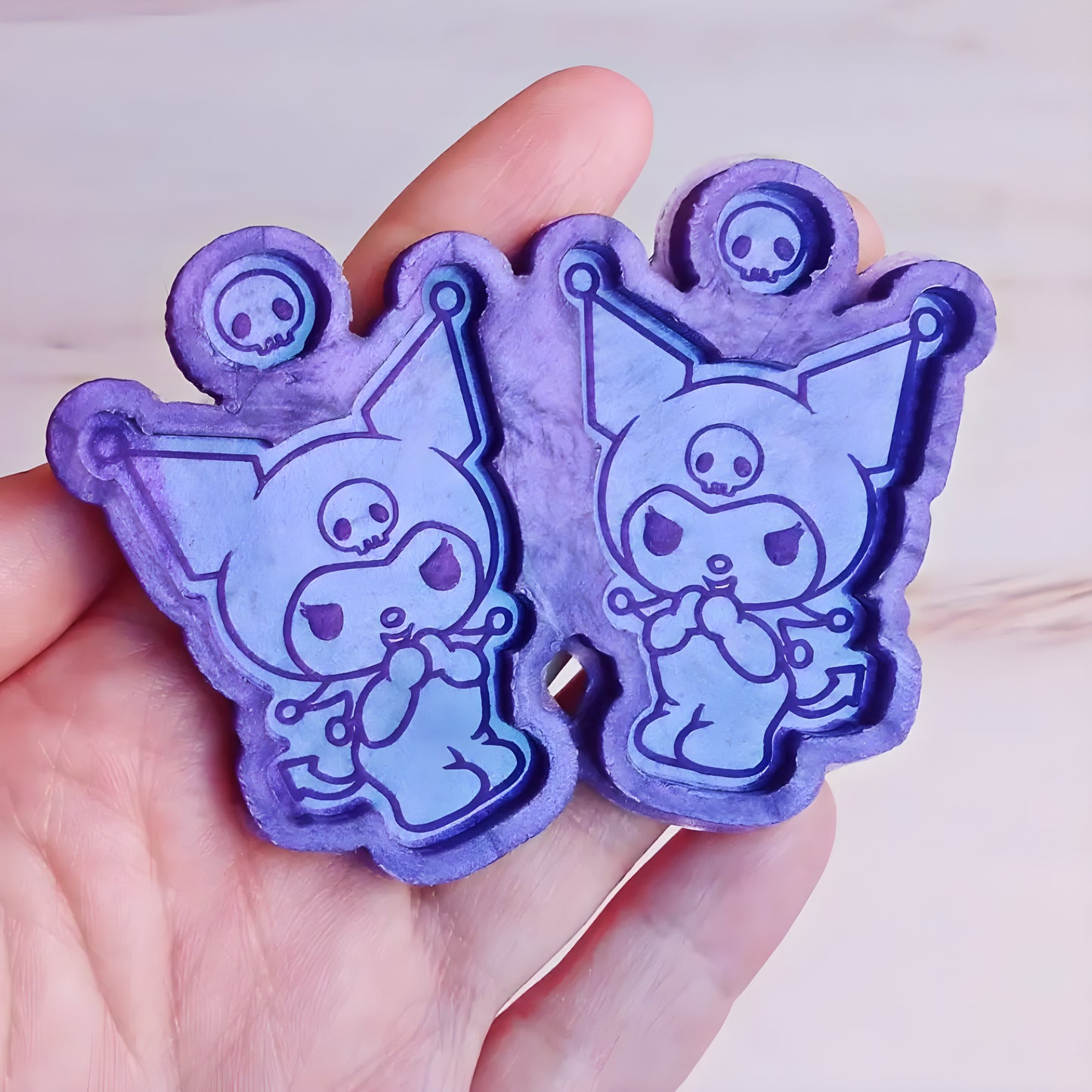 Kawaii friends earrings silicone mold