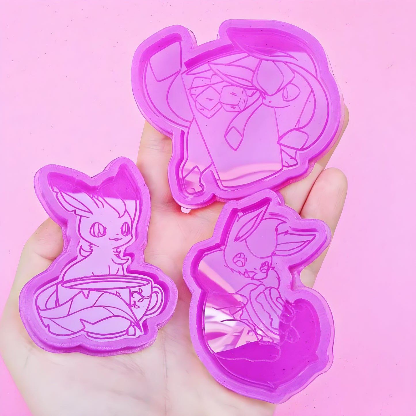 Eeveelutions food Complete pack collection silicone mold