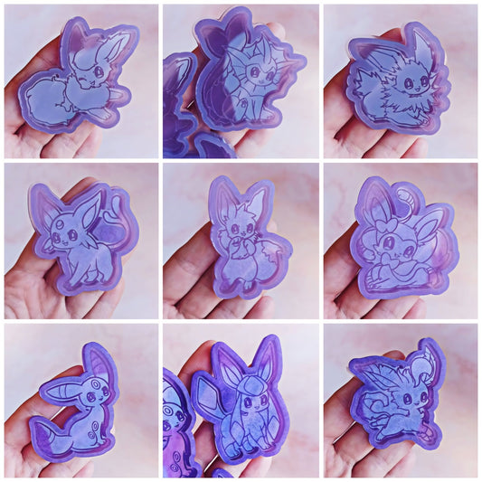 Eeveelutions Complete pack collection silicone mold