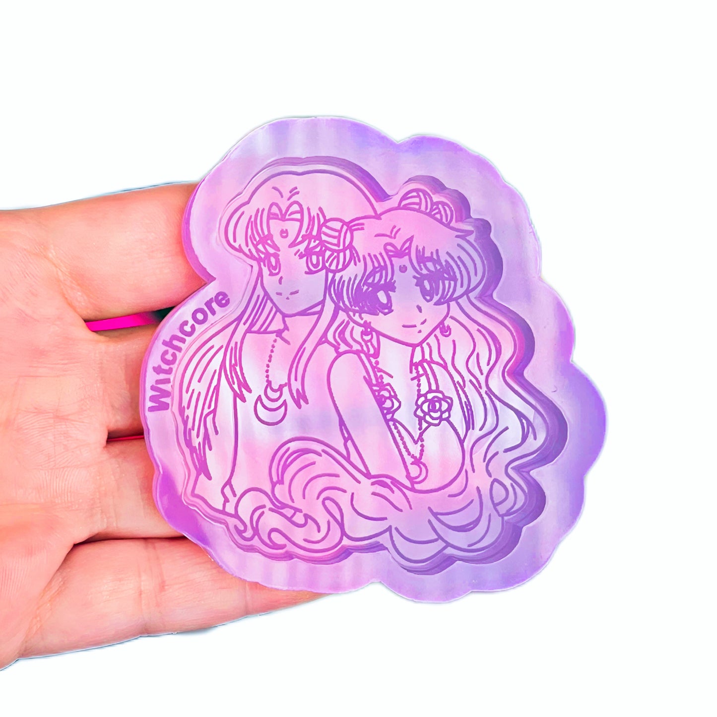 Magical girls, Luna&Artemis silicone  mold