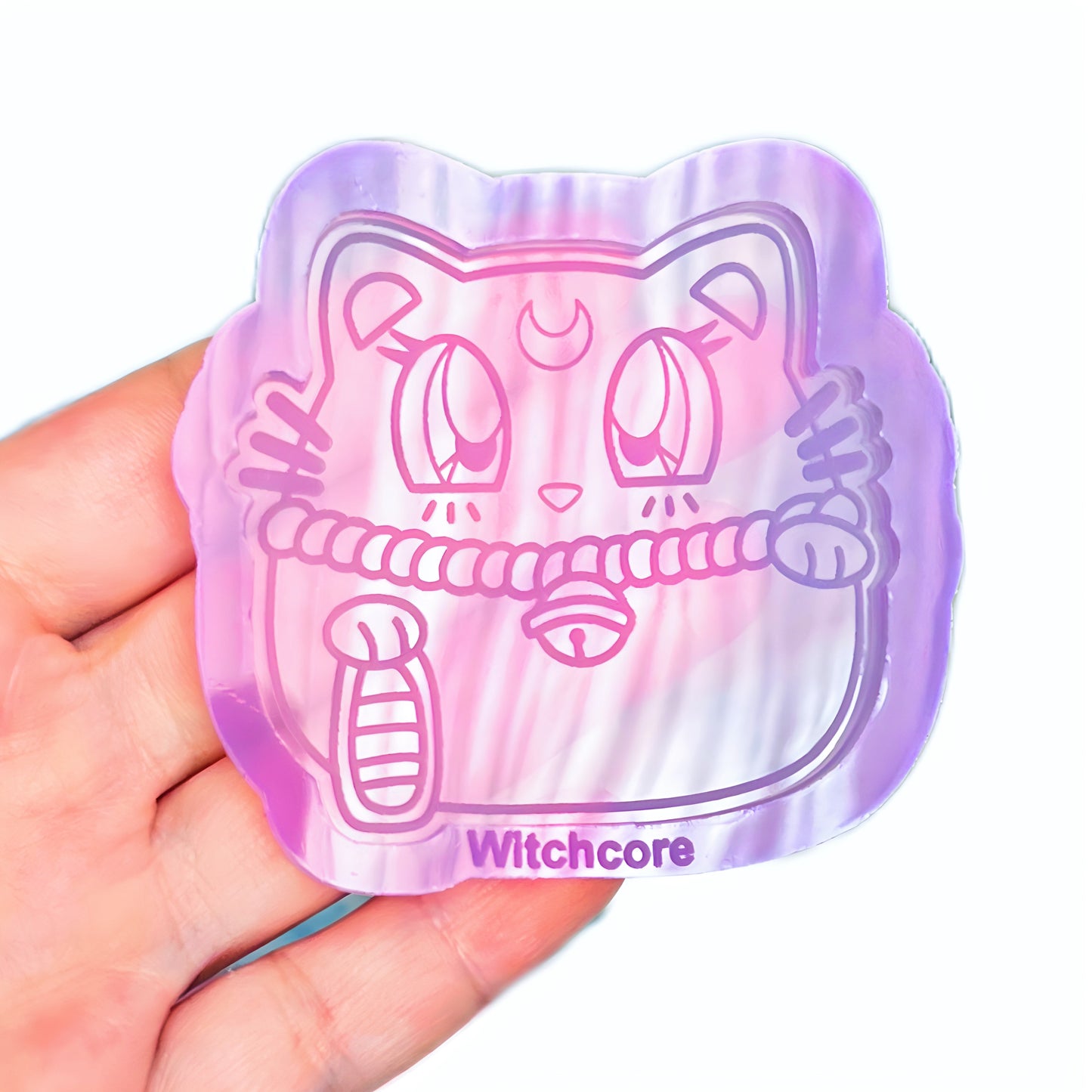 Maneki neko Luna silicone mold