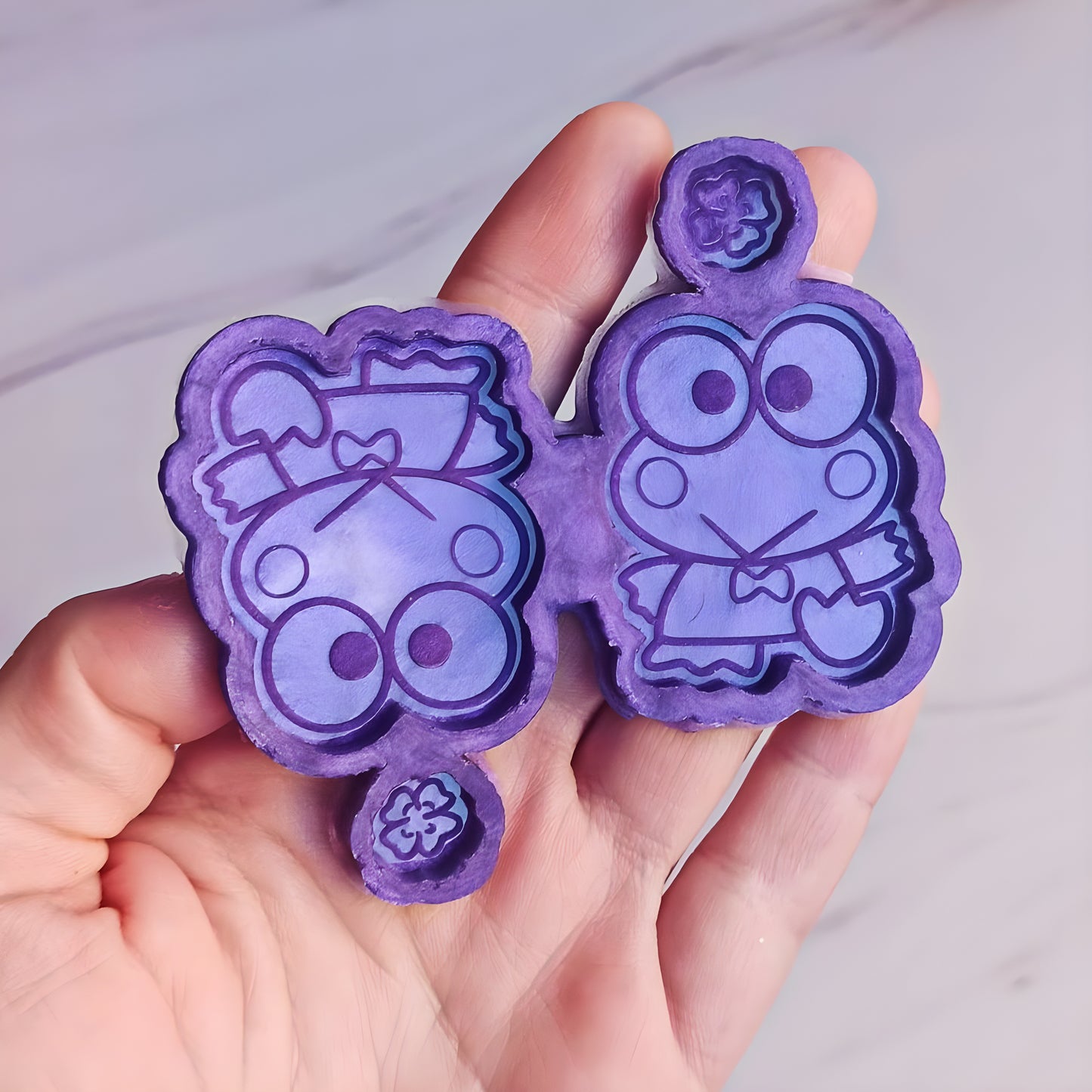 Kawaii friends earrings silicone mold