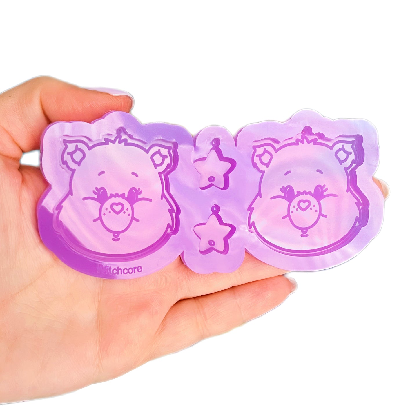 Bear earrings silicone mold