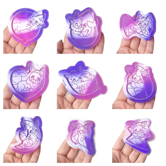 Eeveelutions elements Complete pack collection silicone mold