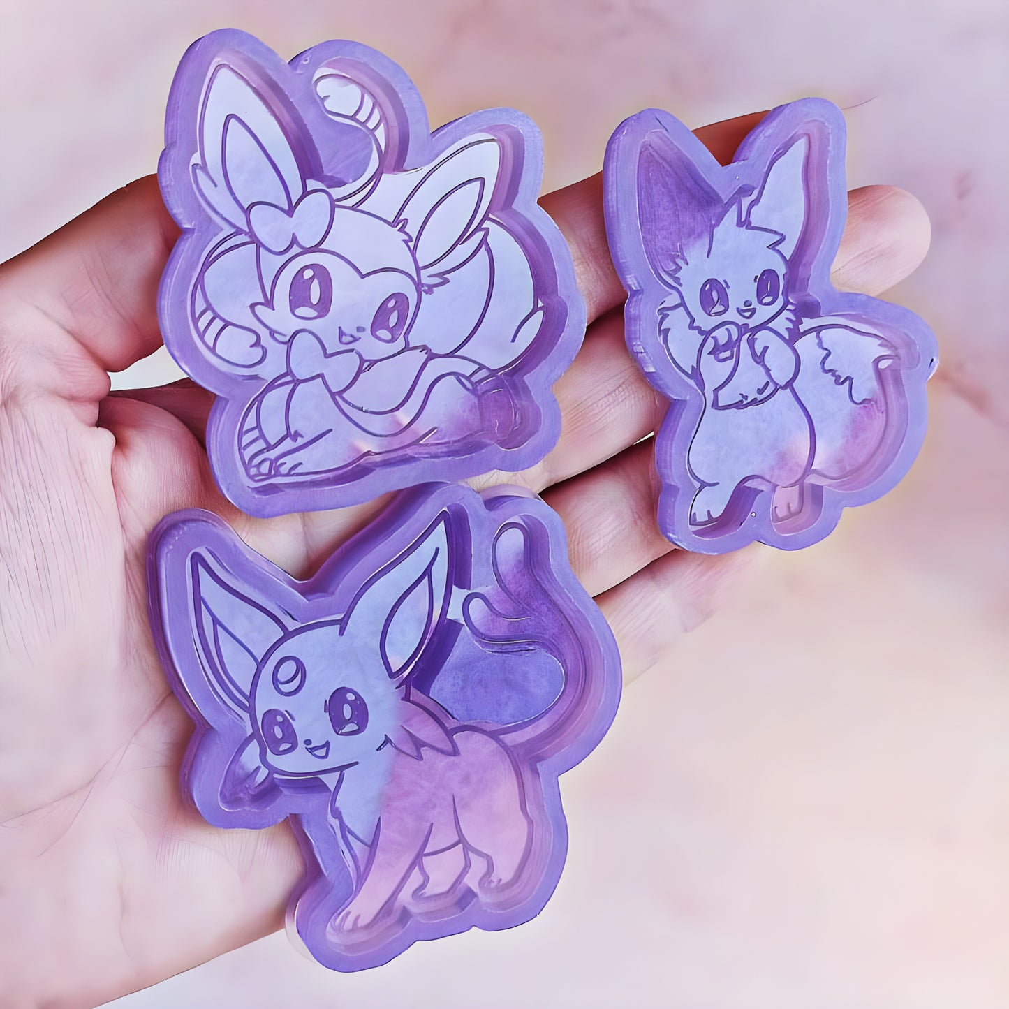 Eeveelutions Complete pack collection silicone mold