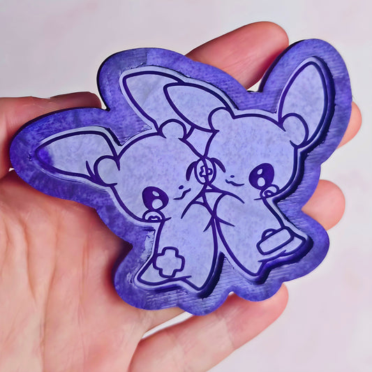 Plusle&Minun silicone mold