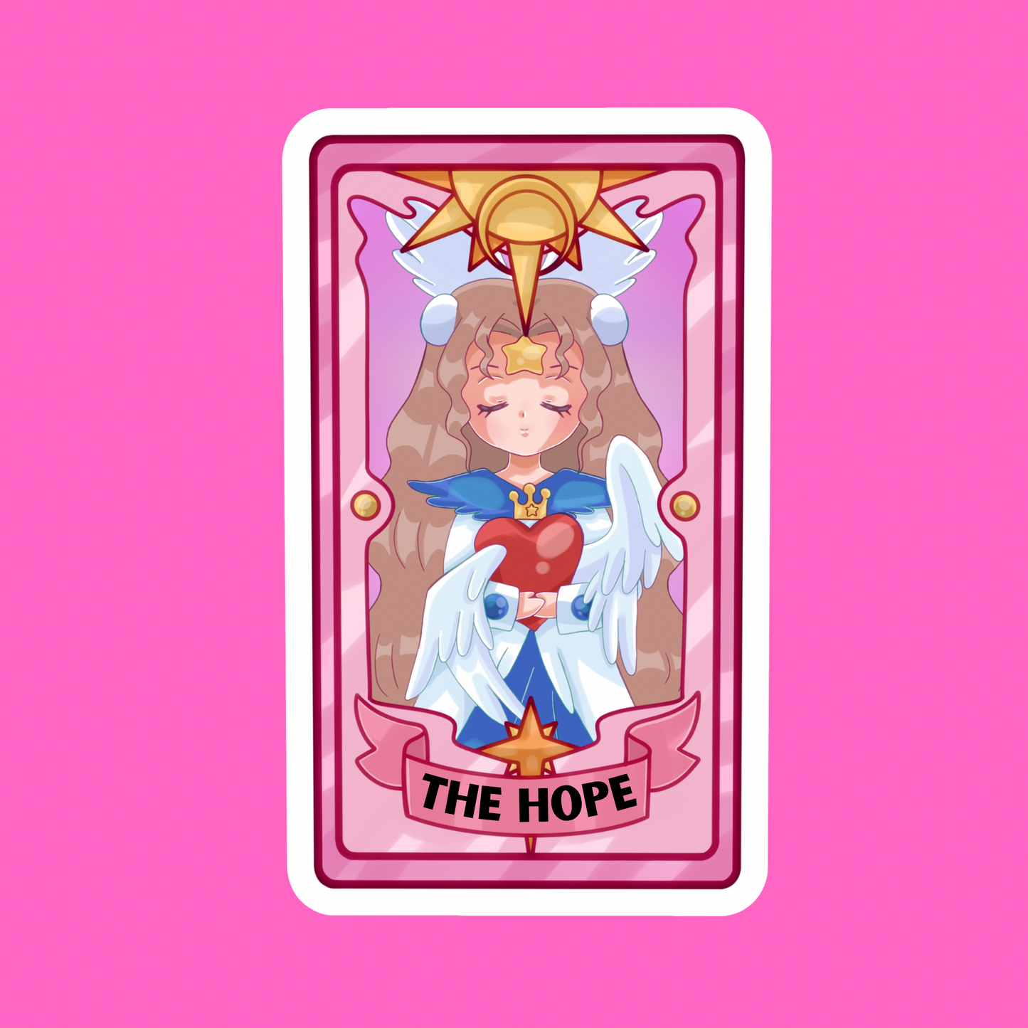 Magical girls, ,clow cards, The hope-VINYL STICKERS