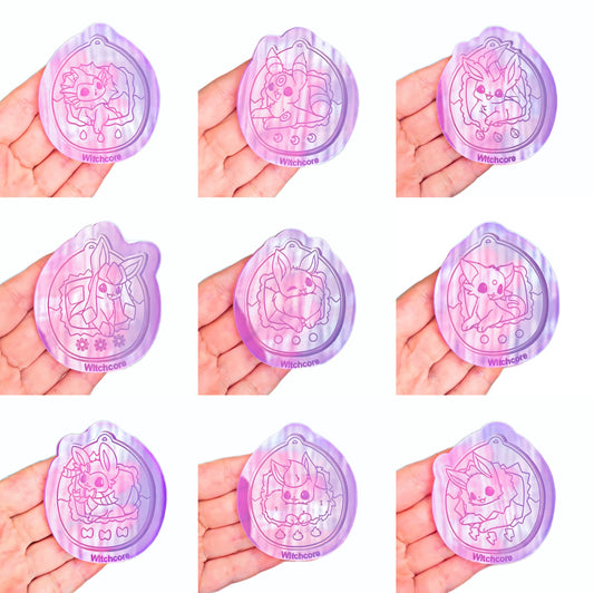 Eeveelutions tamagotchi Complete pack collection silicone mold