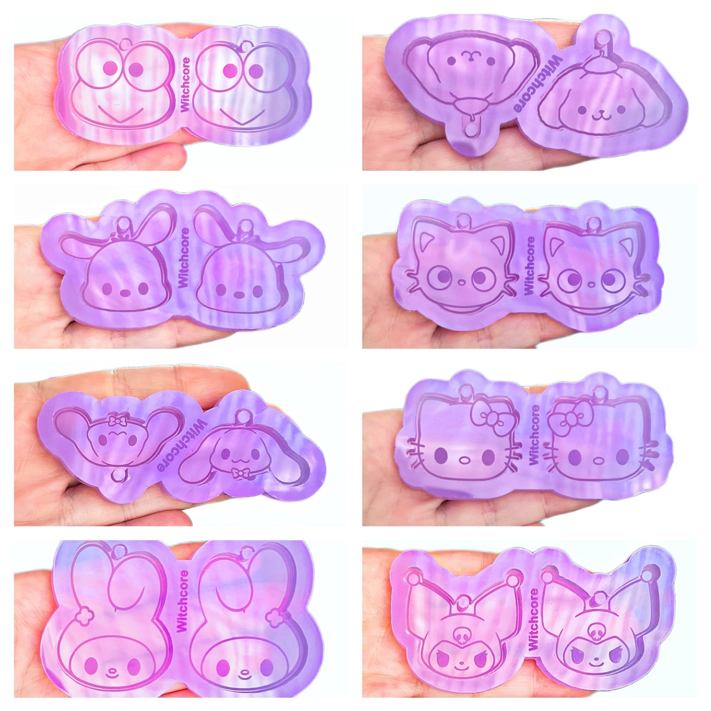 Cute friends Complete pack collection silicone mold