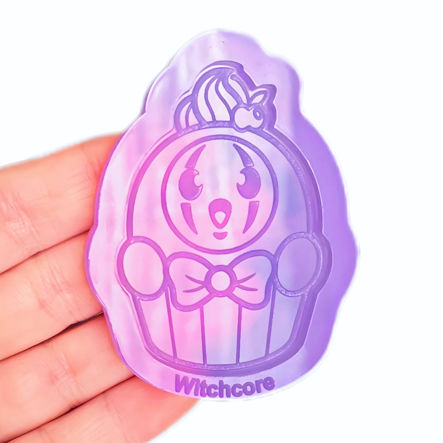 No face cupcake silicone mold