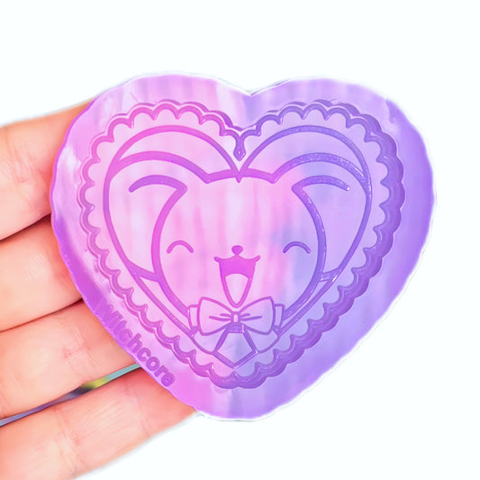 Lion cute heart silicone mold