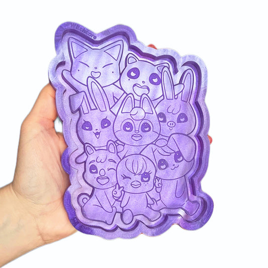 Premium maxi tray moon k pop silicone mold