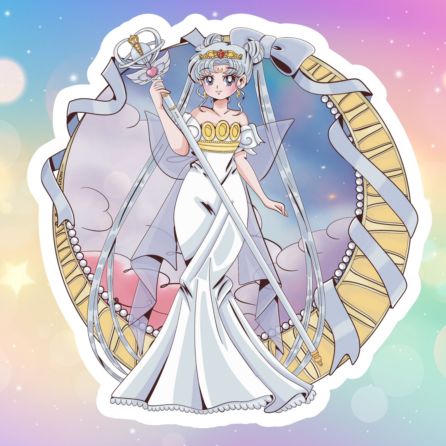 Neo dreamy princess-VINYL STICKERS