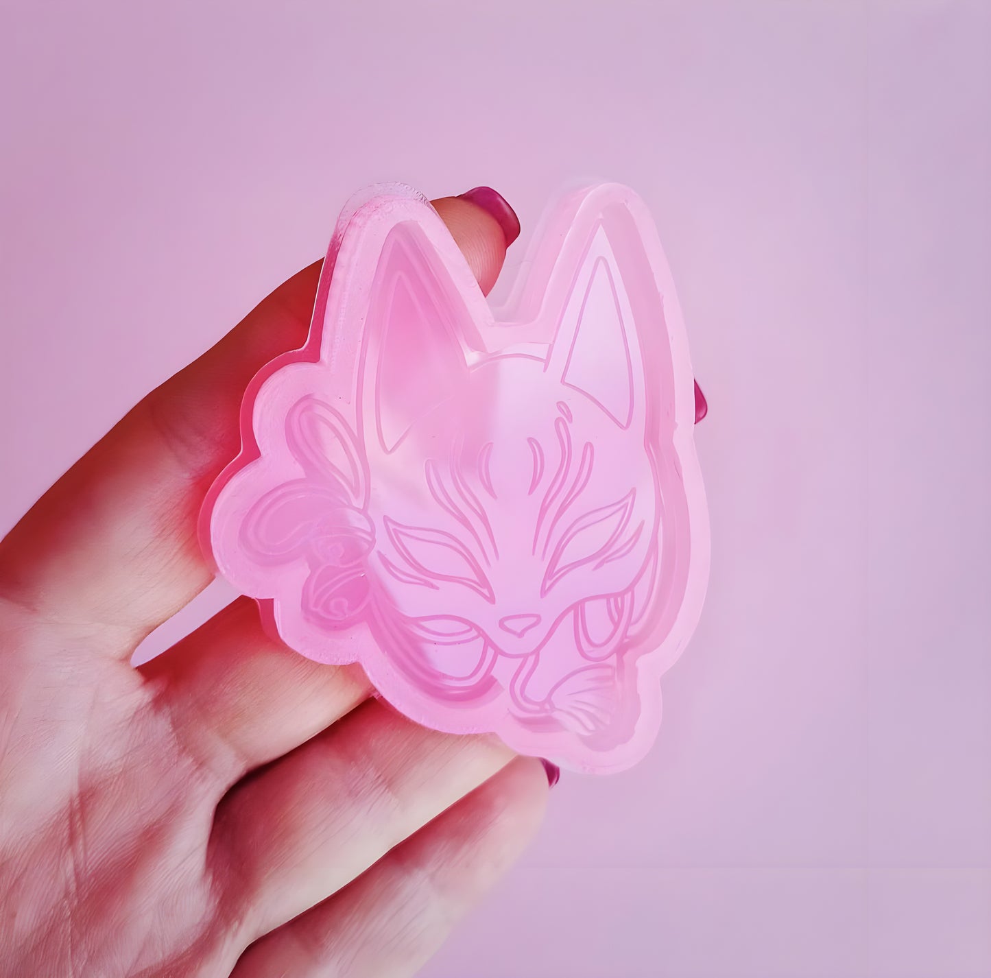 Kitsune mask silicone mold