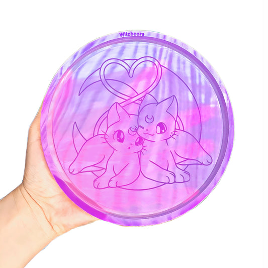 Premium maxi tray Magical girls cats silicone mold