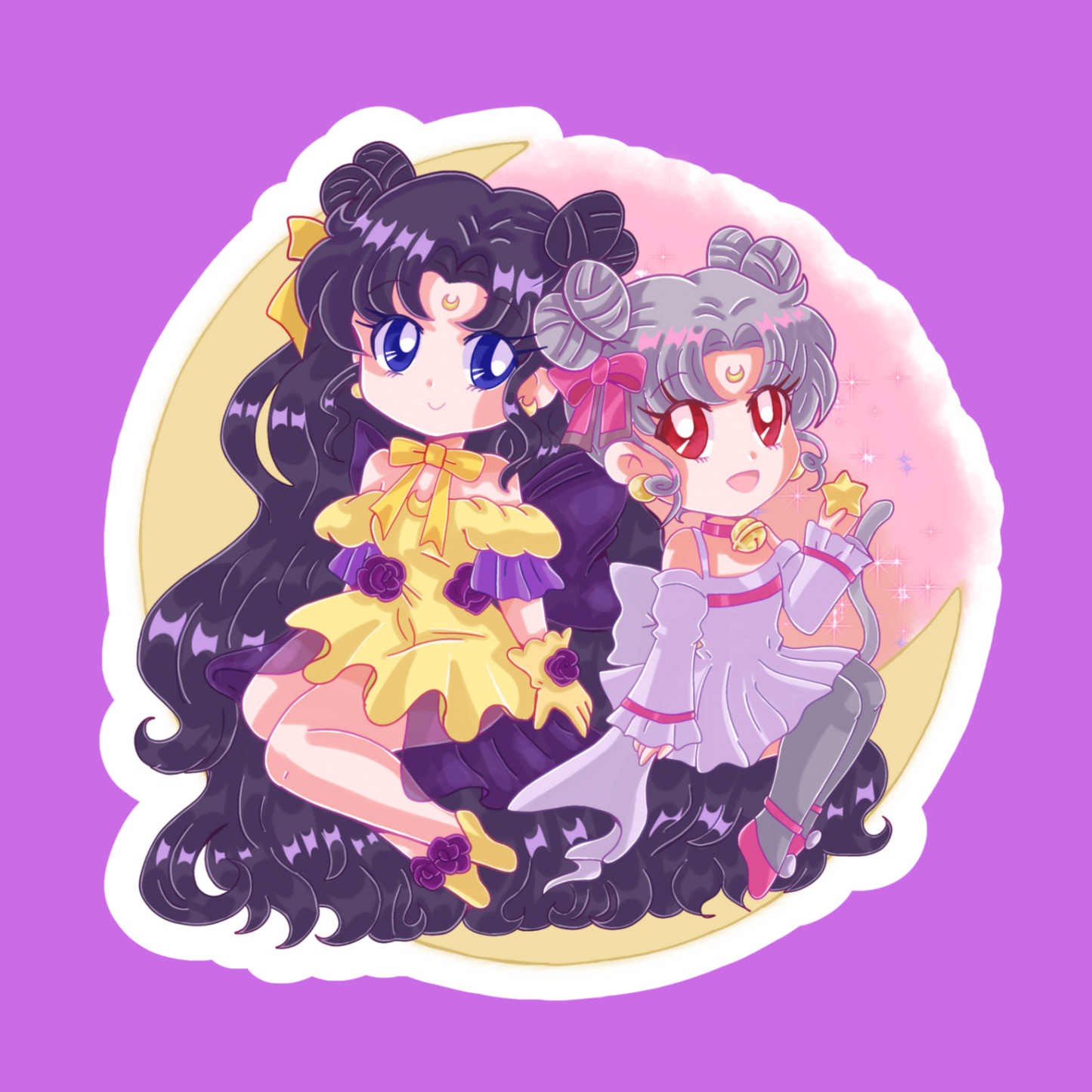 Luna&Diana-VINYL STICKERS