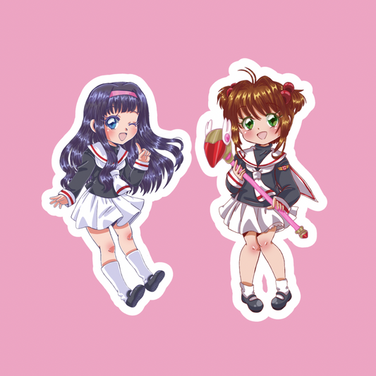 Magical Sakura vinyl stickers